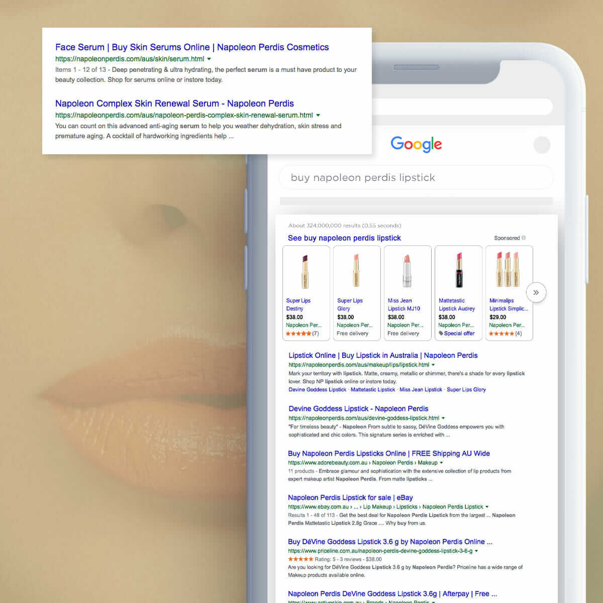 Napoleon Perdis - Google Ads Campaign 1