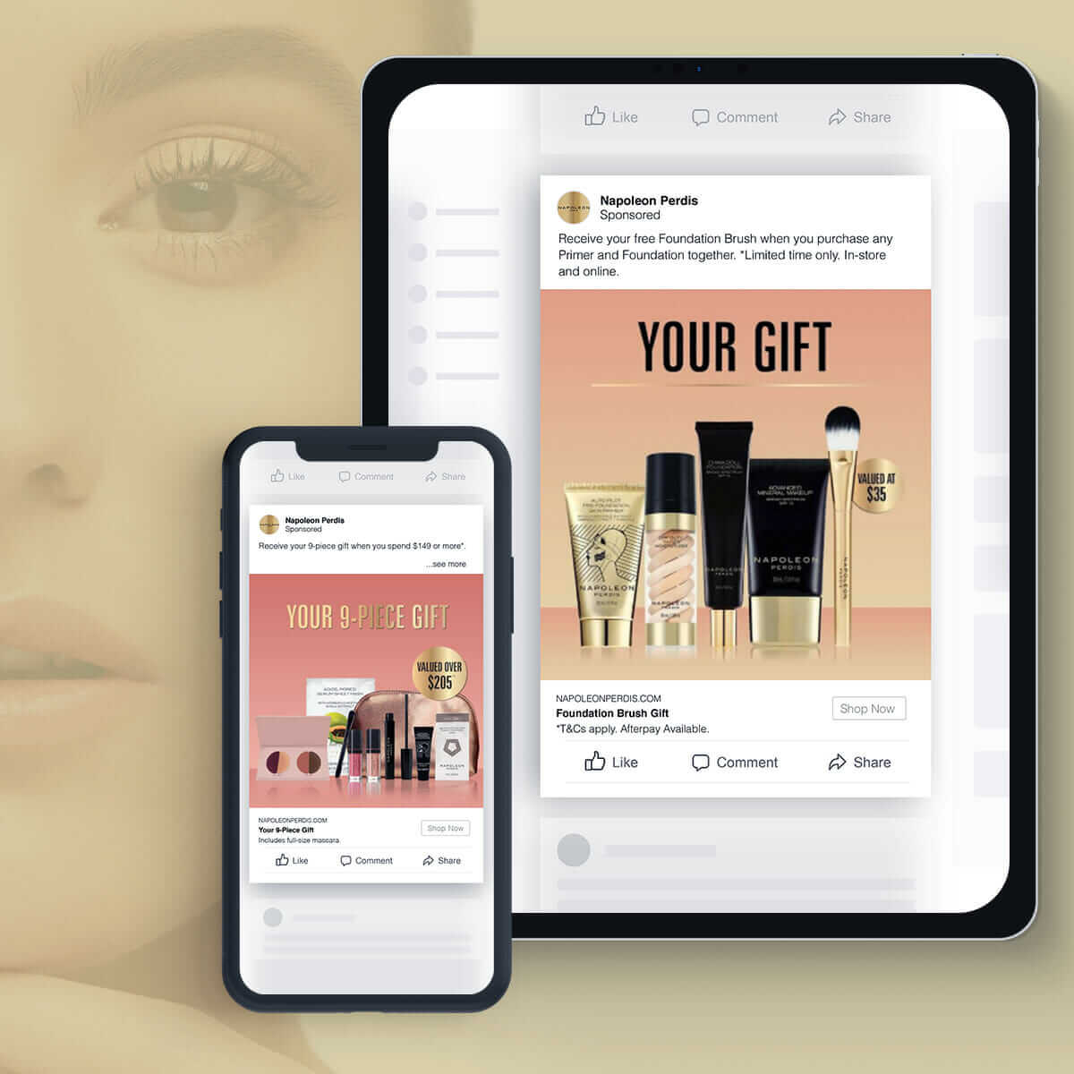 Napoleon Perdis - Meta Ad Creative 1